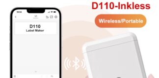 Niimbot D110, etichettatrice portatile con stampa personalizzata via app