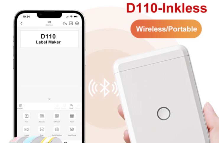 Niimbot D110, etichettatrice portatile con stampa personalizzata via app