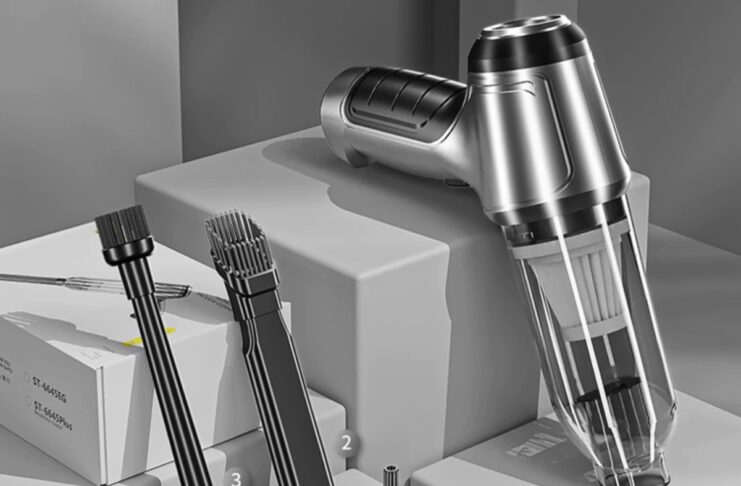 Aspirapolvere per auto portatile in offerta a 24 euro