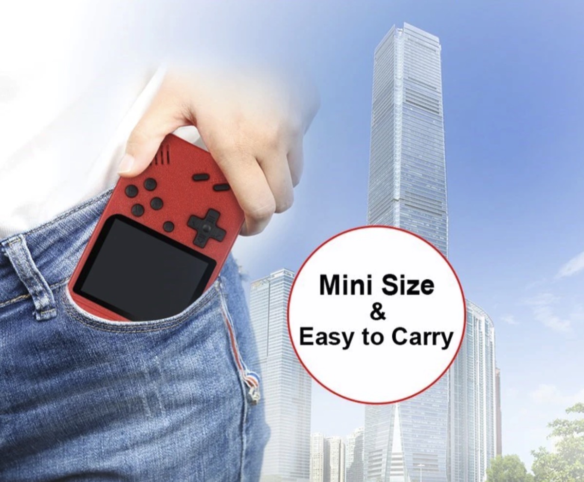 Consolo portatile simil Game Boy: 800 giochi in 1 a 18 euro spedita