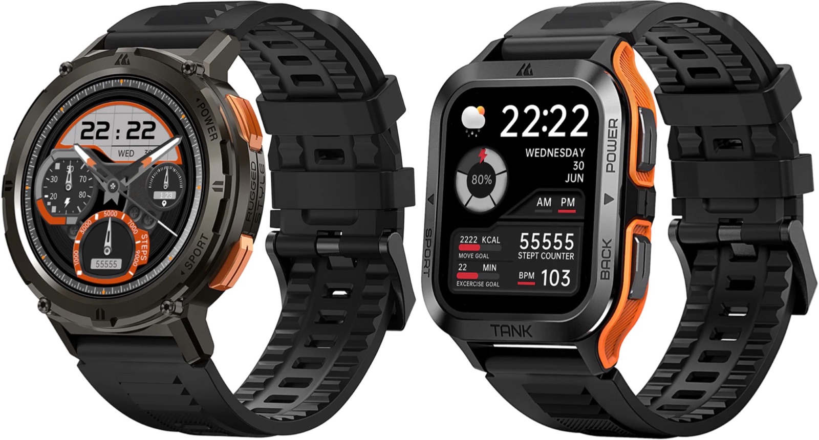 Gli smartwatch anti-tutto Kospet Tank T2 e M2 sono in sconto Gli smartwatch anti-tutto Kospet Tank T2 e M2 sono in sconto