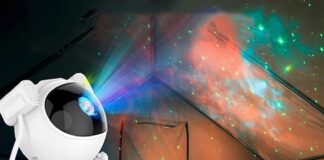 Starry Sky, l’astronauta che proietta stelle e galassie sulle pareti