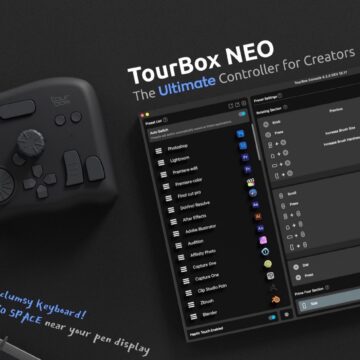 TourBox NEO è il controller per il fotoritocco, video, audio
