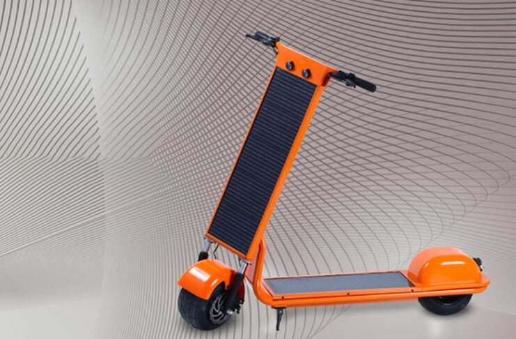 Dalla Cina un monopattino a energia solare