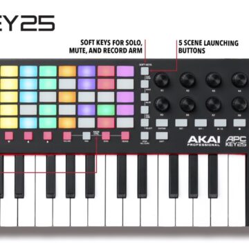 AKAI APC Key 25 MK2, tastiera MIDI perfetta per Ableton Live