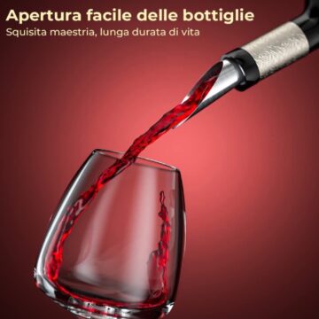 Il cavatappi elettrico GHB apre le bottiglie in 8 secondi
