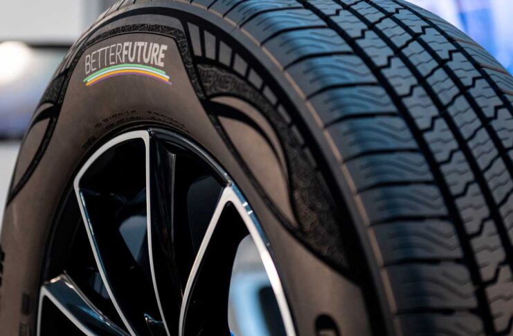 Goodyear vicina a un pneumatico 100% sostenibile
