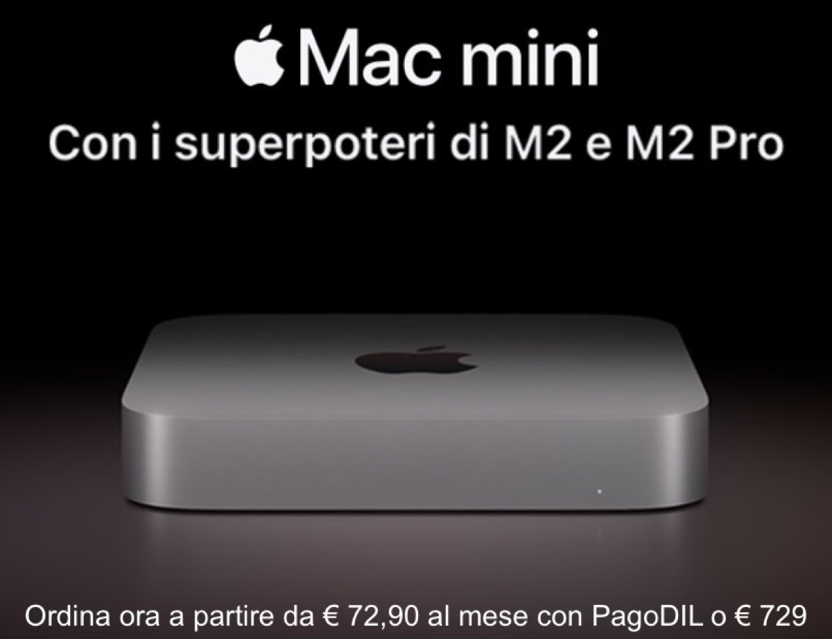 Da Juice MacBook Pro, Mac mini e HomePod 2023 si ordinano a rate Da Juice MacBook Pro, Mac mini e HomePod 2023 si ordinano a rate