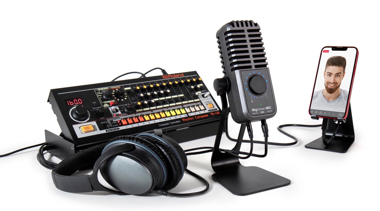 iRig Stream Mic Pro, microfono con interfaccia audio integrata