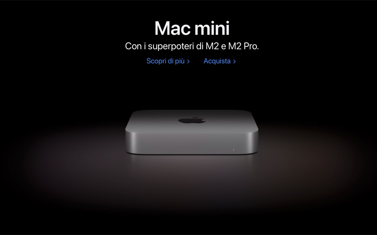 MacBook Pro M2 Pro e Max e Mac mini 2023 sono disponibili