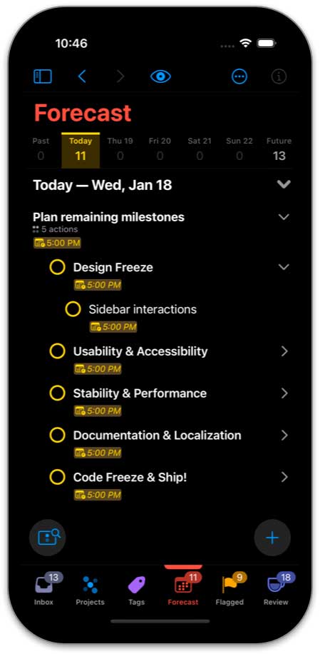 OmniFocus, nuova interfaccia in arrivo per la versione 4 del task manager