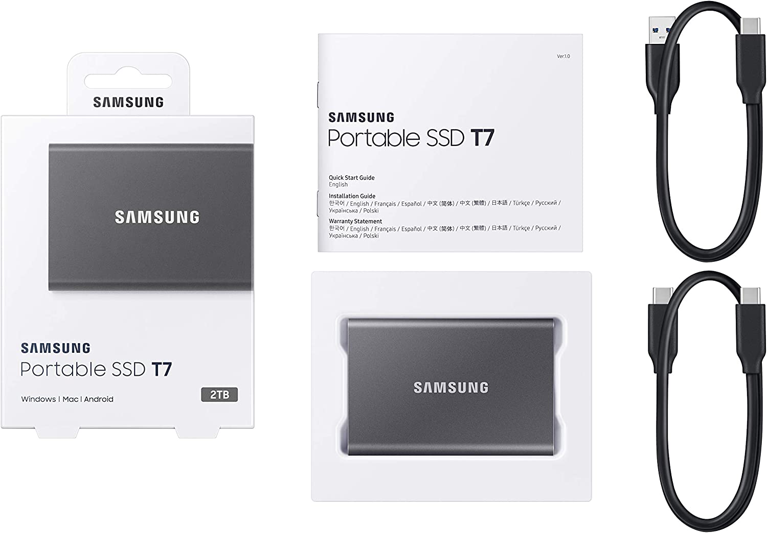 Samsung T7 1 TB, l’SSD quasi al minimo storico, solo 104€