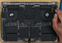 Il MacBook Pro 14″ 2023 smontato