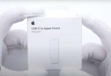 Lo smontaggio dell’adattatore da USB‑C a Apple Pencil