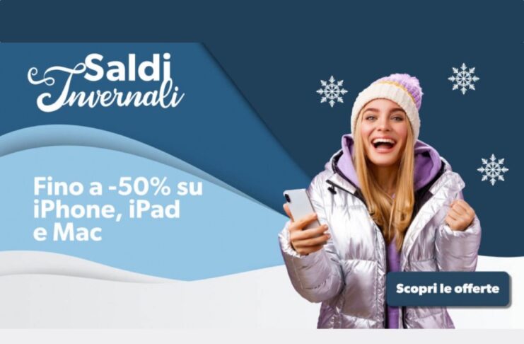 Saldi invernali TrenDevice fino -50% su iPhone, iPad e Mac Ricondizionati, iPhone 14 da 859€