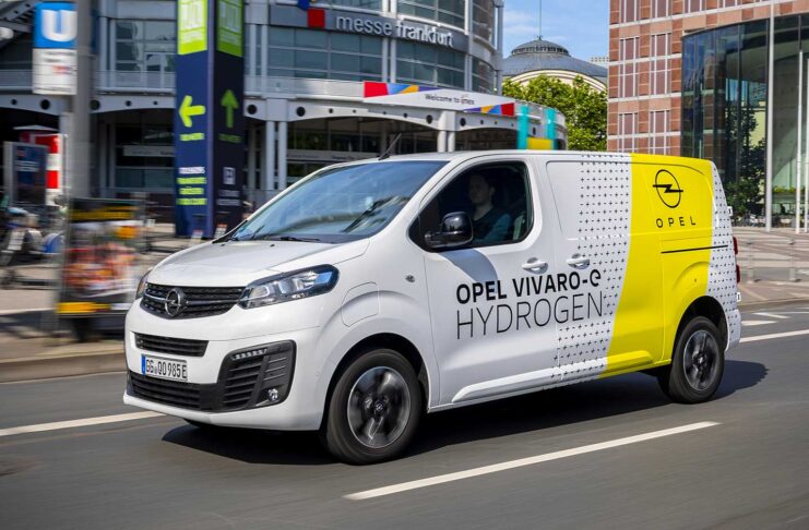 Opel Vivaro-e HYDROGEN, 3 minuti per ricarica fino a 400Km