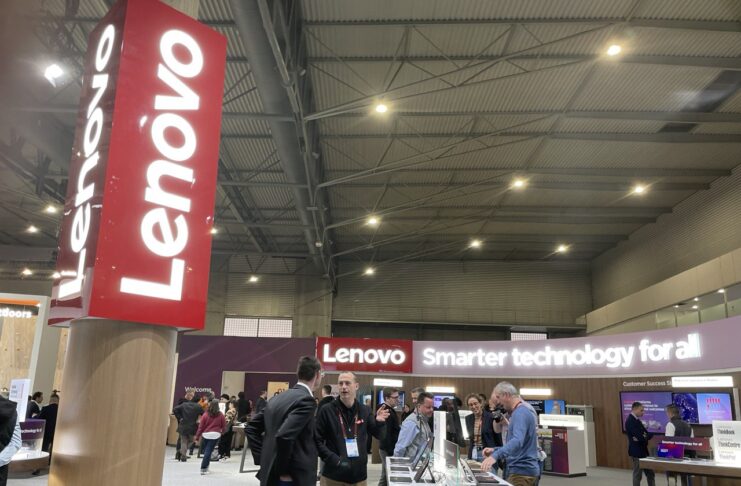 Lenovo MWC23 stand logo settimio icona