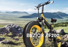 La mountain bike elettrica pieghevole Bezior XF200 è in sconto