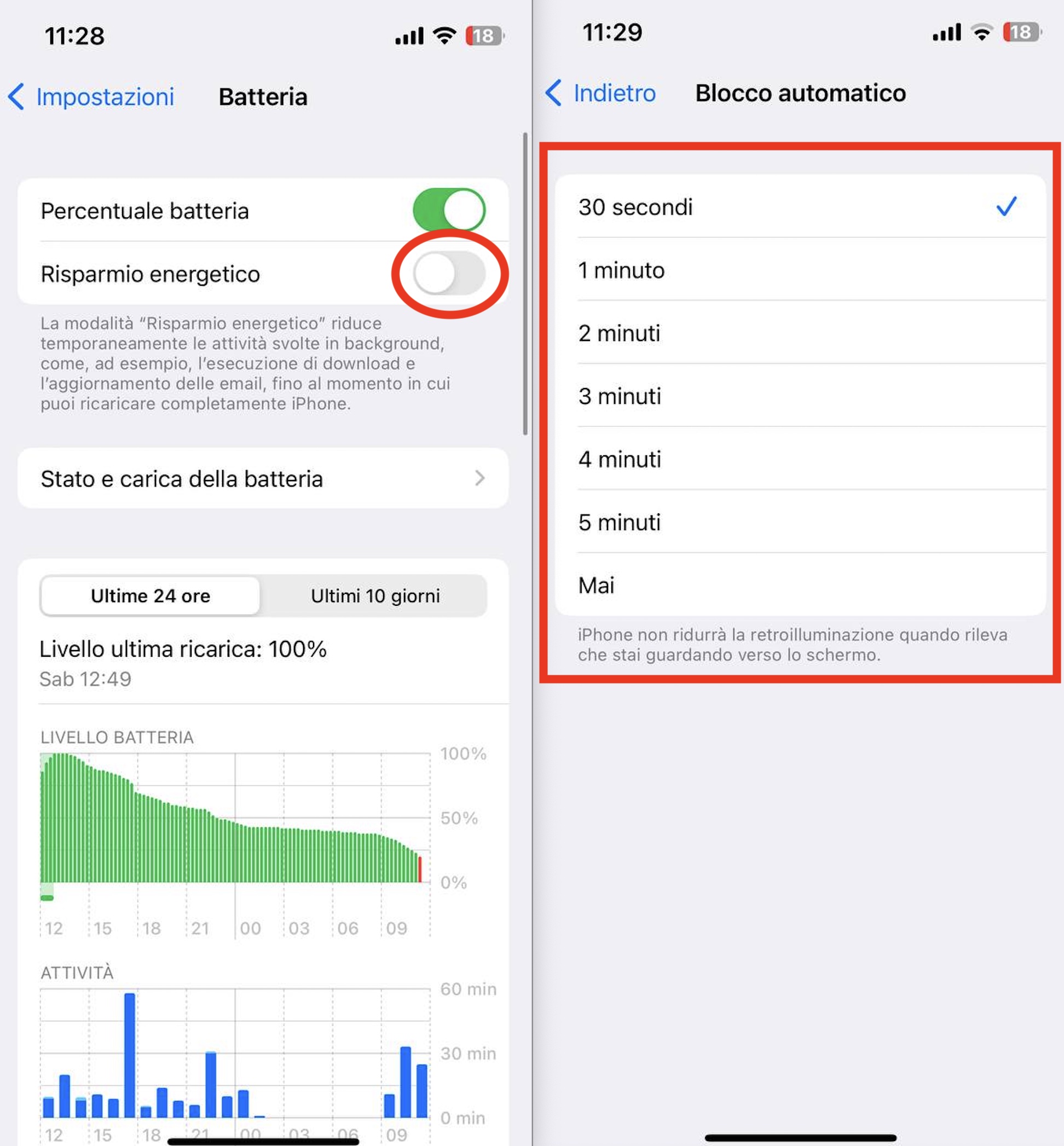Come risolvere Blocco Automatico schermo iPhone disattivato