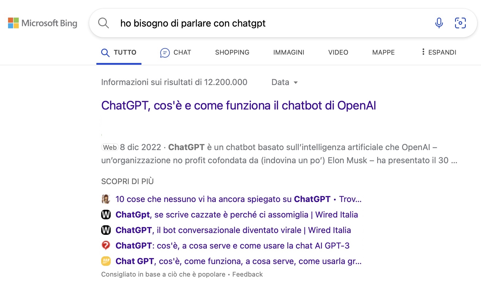 Microsoft limita Bing per evitare risposte assurde e inquietanti con ChatGpt