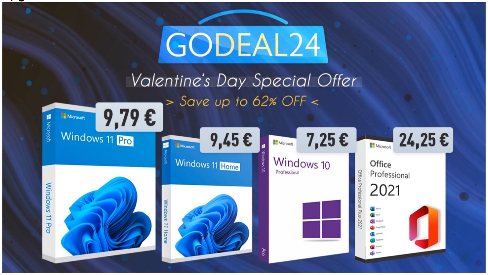 Stop vendite Windows 10, lo trovate a 6 € su GoDeal24 per San Valentino