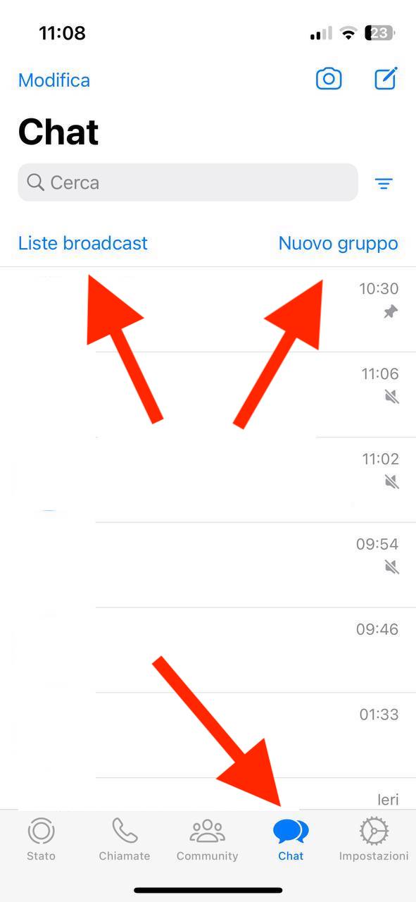 Come inviare messaggi WhatsApp a più persone contemporaneamente su iPhone