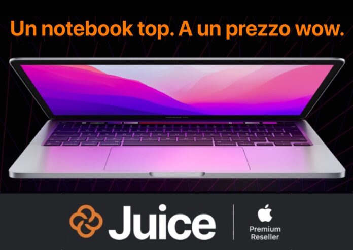 Da Juice MacBook Air e Pro fino a 300 euro di sconto