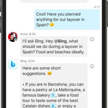 Microsoft, disponibile Bing, Edge e Skype per iOS con ChatGPT