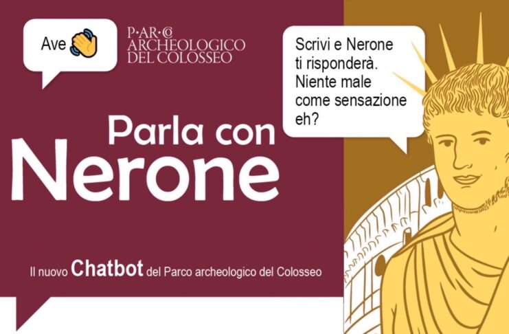 L’Imperatore Nerone diventa guida chatbot al Colosseo
