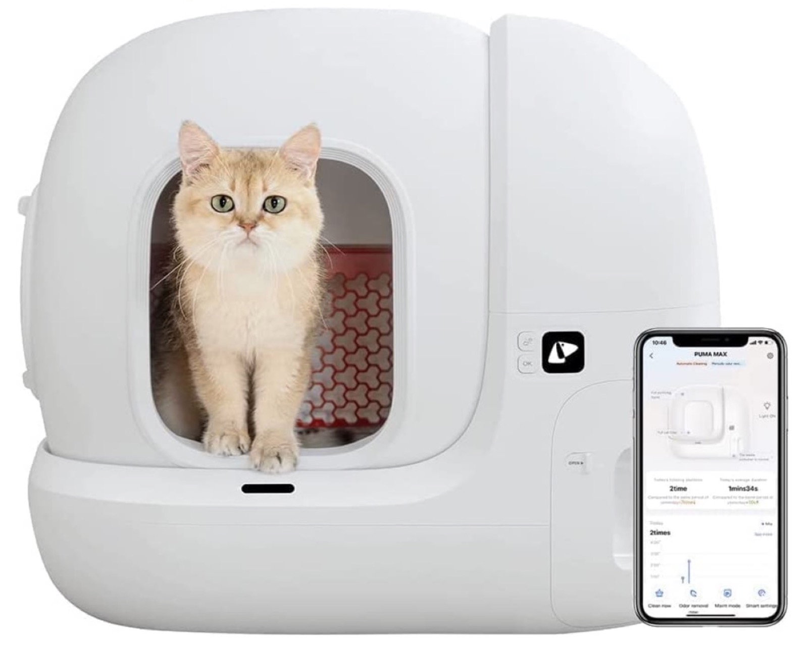 PETKIT Pura Max, la lettiera automatica per gatti connessa con iPhone 