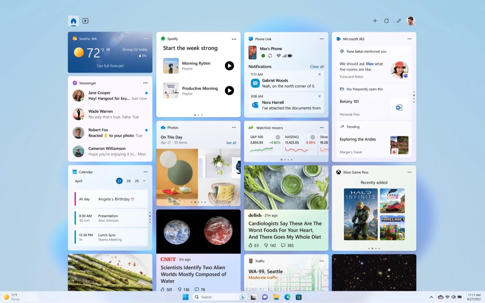 Windows 11 mette Bing con AI nella barra delle app