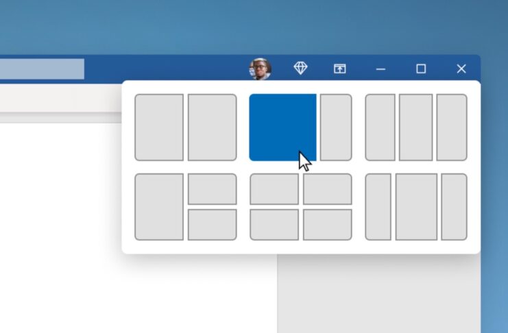 Nello snapping delle app di Windows 11 arriva l’AI