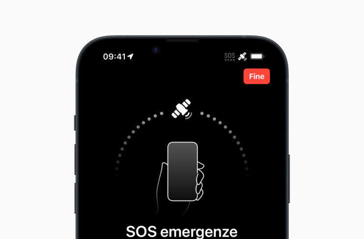 iPhone 14, SOS emergenze via satellite disponibile anche in Italia