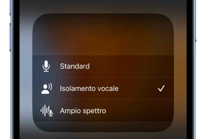 In iOS 16.4 l’isolamento vocale per le normali telefonate