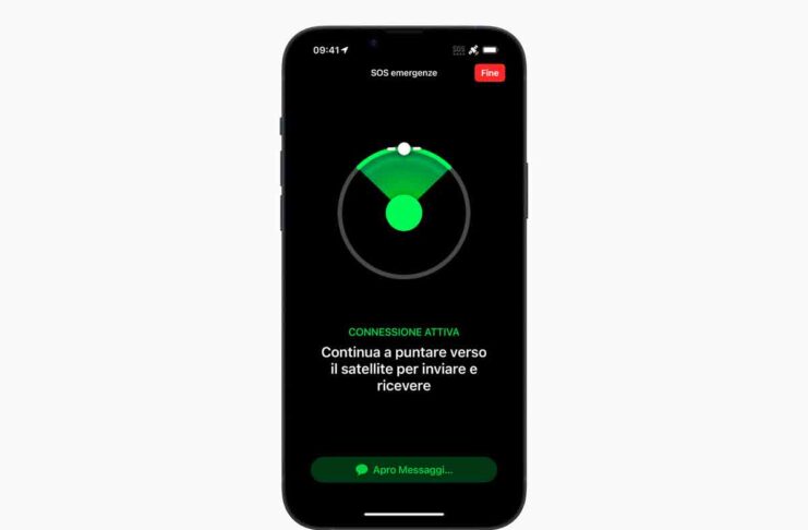 iPhone 14, SOS emergenze via satellite disponibile anche in Italia