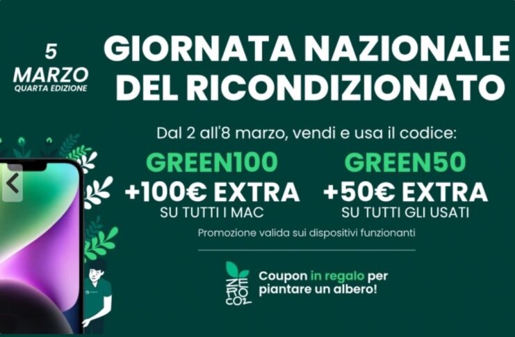 Giornata Nazionale del Ricondizionato, su TrenDevice extra valutazione fino a 100€ sulla vendita di iPhone, iPad e Mac
