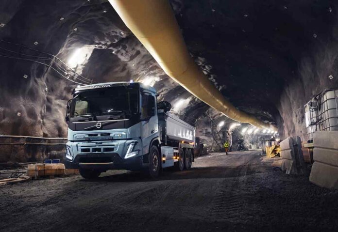 Volvo Trucks, camion elettrici sotterranei per l’estrazione mineraria