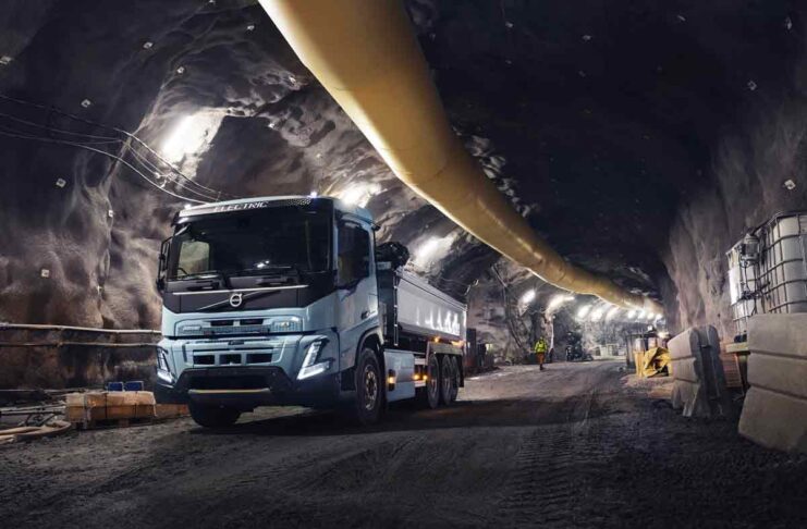 Volvo Trucks, camion elettrici sotterranei per l’estrazione mineraria