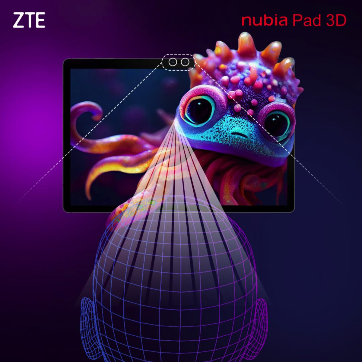ZTE Nubia Pad offre visione 3D AI senza occhiali a MWC23