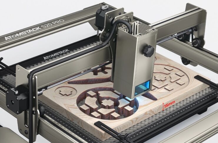 La macchina a incisione laser ATOMSTACK S20 Pro è in sconto