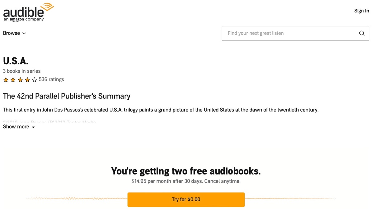Amazon audiolibri gratis con pubblicità, il test di Audible cambia tutto