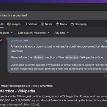 DuckDuckGo usa AI e ChatGPT in modo diverso
