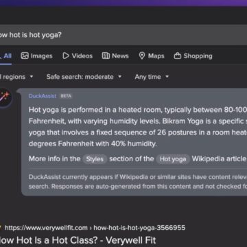 DuckDuckGo usa AI e ChatGPT in modo diverso