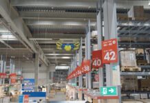 IKEA usa i droni per contare le scorte nei negozi