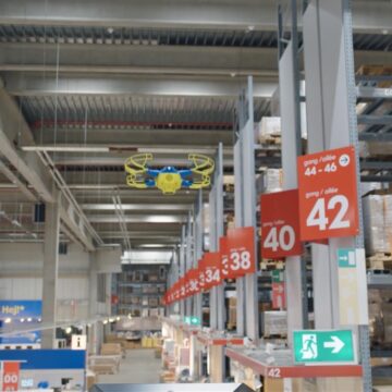 IKEA usa i droni per contare le scorte nei negozi