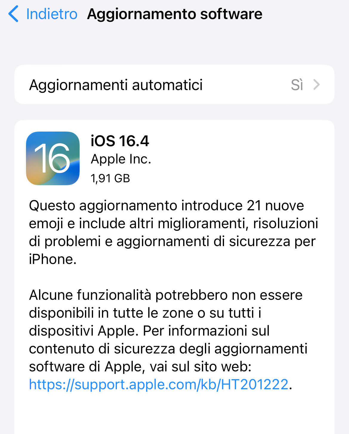 Apple rilascia iOS 16.4 con notifiche web, novità Podcast e HomeKit