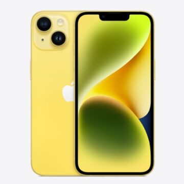 iPhone 14 e 14 Plus si tingono di giallo