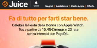 Juice sconta iPhone di 80€ anche a rate, Apple Watch per la Festa della Donna