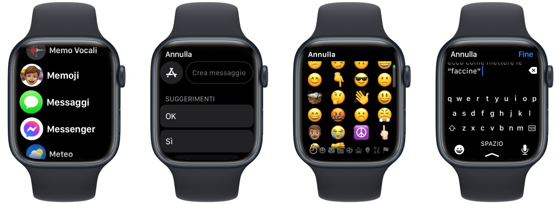 Come inviare emoji e memoji con Apple Watch