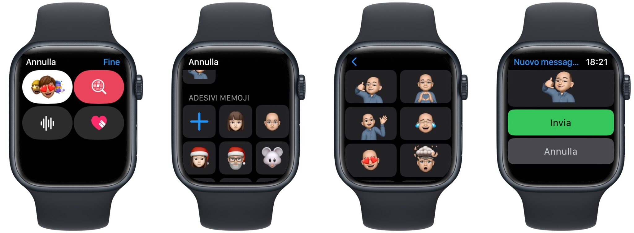Come inviare emoji e memoji con Apple Watch